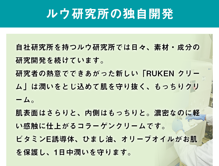 ルウ研究所の独自開発