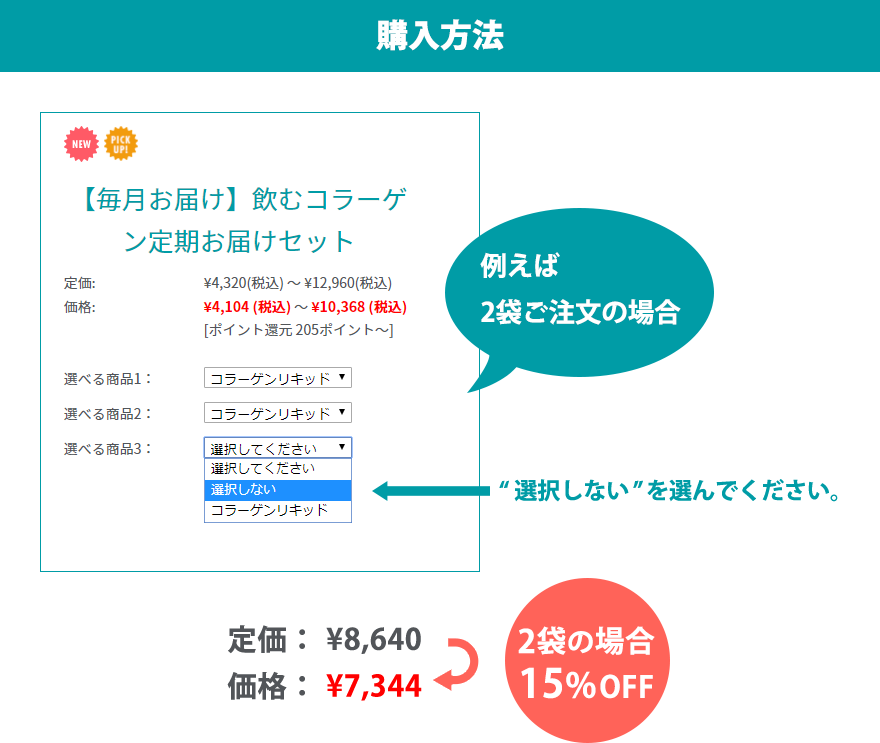 定期購入の方法