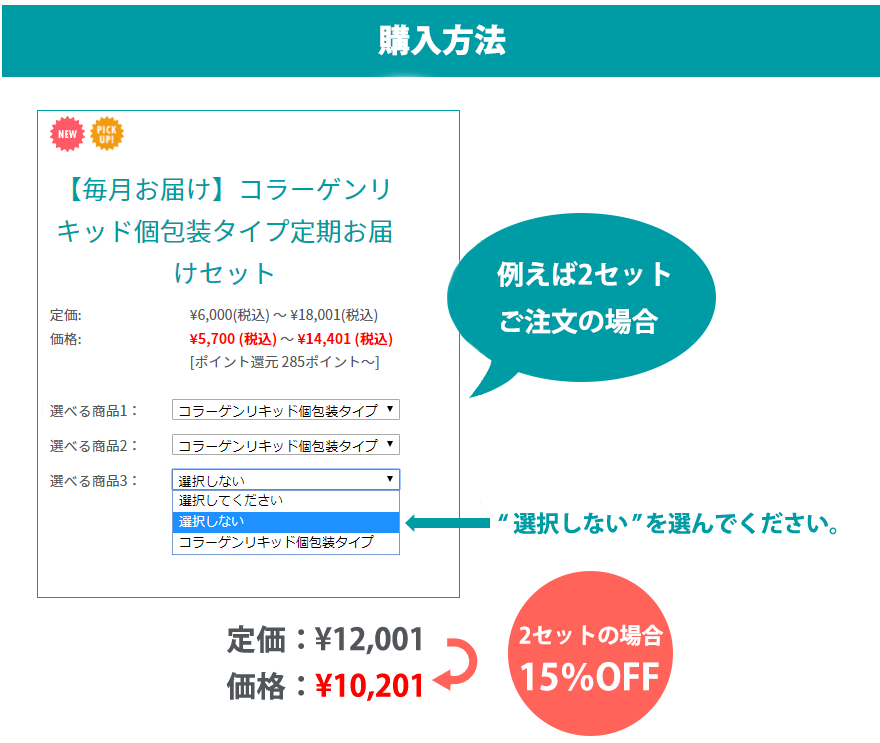 定期購入の方法