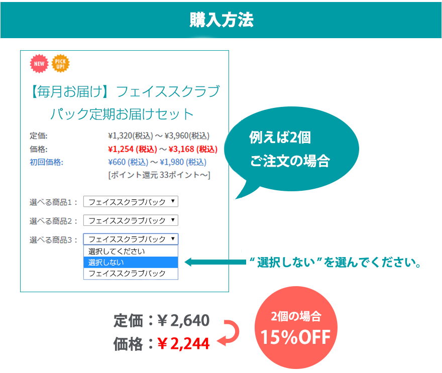 定期購入の方法